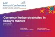 Currency hedge strategies in today’s market - AFP€¦ · – Lower cost of hedging balance sheet exposure especially in emerging markets ... presentation contains structured products