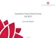 Quarterly Pulse Check Survey Q2 2017 - New South …...14 5 Insights on Satisfaction Drivers 19 6 Insights on Key Primary Opportunity Areas - Area 1: Efficiency and Effectiveness of