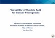 Versatility of Nucleic Acid for Cancer Theragnosis€¦ · Research Institute of National Cancer Center, Rep. of Korea Yun-Hee Kim Versatility of Nucleic Acid for Cancer Theragnosis