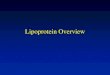 Lipoprotein Overview - biblioceop · Lipoprotein Metabolism Exogenous/chylomicron pathway (dietary fat) Endogenous pathway (lipids ... Metabolism Cholesterol and Atherosclerosis,