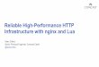 Reliable High-Performance HTTP Infrastructure …chariotsolutions.com/wp-content/uploads/2016/04/...Reliable High-Performance HTTP Infrastructure with nginx and Lua Sean Cribbs Senior