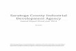 Saratoga County Industrial Development Agency€¦ · Saratoga County Industrial Development Agency Annual Report FY 2014 Operations and Accomplishments Administrative Staff ... 10,021,500(14)