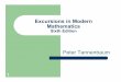 Excursions in Modern Mathematics · Excursions in Modern Mathematics Sixth Edition Peter Tannenbaum . 2 Chapter 3 Fair Division The Mathematics of Sharing . 3 Fair Division Outline/learning