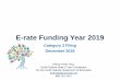 E-rate Funding Year 2019 · Category 2 Funding Overview Category 2 funding is for data network equipment and service . inside. buildings needed for broadband connectivity. 3 Subcategories
