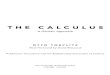 The Calculus: A Genetic Approachusers.auth.gr/~siskakis/Toeplitz-Calculus.pdf · 2012-09-24 · The present book is a translation, edited after the author's death by Gottfried Kothe