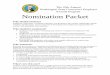 2017 Governor's Employer Awards - Nomination Packet · 2017-06-08 · The 2017 Governor’s Employer Awards – Nomination Packet 3. ... involve employees with disabilities in the