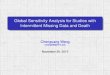Global Sensitivity Analysis for Studies with Intermittent ...dscharf/missingdatamatters/...113015-part2… · event-time data the models may be most useful as sensitivity analyses,