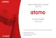 Atomo Diagnostics Limited › FormBuilder › _Resource › _… · Atomo Diagnostics Limited (“Atomo”) (ASX: AT1) is an Australian medical device company supplying unique, integrated