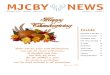 MJCBY NEWS · 2019-09-11 · MJCBY NEWS NOVEMBER 2015 HESHVaN - KiSlEV 5776 VOlUME 111 NUMBER 3 inside Schedule of Services 2 Quick look Guide 5 Synagogue News 6 life long learning