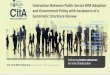 Interaction Between Public Sector BIM Adoption and ... · S12 Memon et al. (2014) 0.50 0 BIM in Malaysian construction industry: Status, advantages, barriers and strategies to enhance