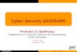 Cyber Security @CEISAREshambhu/documents/pdf/ub-colloq-2013.pdf · CSE 501 Talk November 7, 2013 . Computer Security Shambhu Upadhyaya 2 ... – MGA 615 Fraud Examination – MGS610