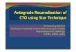 Antegrade Recanalization of CTO using Star … Recanalization of...1 wmv1.wmv The Difficulty: artery is tortuous at the occluded part 2.wmv Plus: Stumpless CTO with Side Branch Important