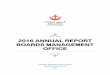 2016 ANNUAL REPORT BOARDS MANAGEMENT OFFICE ANNUAL REPORT BMO... · 2016 ANNUAL REPORT BOARDS MANAGEMENT OFFICE BOARDS MANAGEMENT OFFICE MINISTRY OF HEALTH 2017 . 1 CONTENTS Page