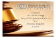 Guide to Selecting Legal Representation for Brain Injury Cases...personal injury and wrongful death cases, including a number of traumatic brain injury cases, and is a member of the