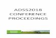 ADSS2018 CONFERENCE PROCEEDINGS · 12 Pasture measurement data improves timeliness and confidence in grazing management decisions L Irvine, L Turner 18 Grain type offered to lactating