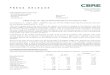 FOR IMMEDIATE RELEASE - CBRE earnings prs/cbre-2020-… · PRESS RELEASE Corporate Headquarters 400 South Hope Street . Los Angeles, CA 90071 . . FOR IMMEDIATE RELEASE . For further
