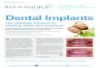 £¹, 1 1 Dental Implants Dental implants are a permanent, fixed replacement to missing teeth and function