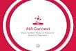 AIA Connect...From individual life insurance, group insurance, MPF/pension to AIA Vitality. 3 AIA Easy Login ID By enabling Biometric Authentication feature, you can log into all services