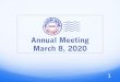 Annual Meeting March 5, 2017 ... Net Fundraising Income 196 102 +94 +92% Net Fundraising (in thousands)