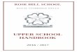 ROSE HILL SCHOOL › assets › webupperschool... · Rose Hill offers Scholarship awards to pupils for Years 7 and 8 in the following areas: Academic PE / Sport Music Art Design Technology