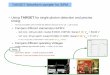 TARGET Waveform sampler for SiPM Using TARGET timing - MC …€¦ · Using TARGET for single photon detection and precise timing: Test fast preamplifier (μPC2710TB) with different