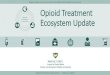 Opioid Treatment Ecosystem Update · Opioid Treatment Ecosystem | February 2020 •Reduces drug use, opioid use, criminal behavior, and injecting behaviors. •Each MOUD modality