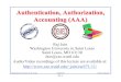 Authentication, Authorization, Accounting (AAA)jain/cse571-11/ftp/l_23aaa.pdf · 23-3 Washington University in St. Louis CSE571S ©2011 Raj Jain RADIUS Remote Authentication Dial-In