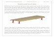 Simple park bench plan - Craftsmanspace€¦ · Project from Simple park bench plan Page 2 of 21 The park bench in our plan is customized to surface mount system. With minor changes,