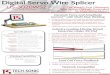 Digital Servo Wire Splicer - Pioneers of Servo Ultrasonic ... › wp-content › uploads › US-3020WS2-BrochurePa… · Digital Servo Wire Splicer US-3020WS2 U.S. Patent Pending