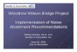 Woodrow Wilson Bridge Project Implementation of Noise Abatement Recommendations › uploadedFiles › tes › info › Noise... · 2007-07-26 · Woodrow Wilson Bridge Project Implementation