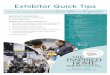 Exhibitor Quick Tips - The Inspired Home Show › wp-content › ... · Exhibitor Quick Tips. Where the industry gathers around . Innovation. and. Inspiration. ... 3 New exhibitor
