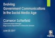 Evolving Government Communications in the Social Media Age › sites › default › files...Evolving Government Communications in the Social Media Age Cameron Satterfield ... TV news