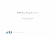 RTI Routing Service UsersManual › rti-doc › 510 › RTI_Routing_Service... · 2014-01-07 · 1-1 Chapter 1 Welcome to RTI Routing Service Welcome to RTI® Routing Service, an