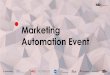 Marketing Automation Event - IAB...CHANNEL JOURNEY USER Segmenten aan systemen aanreiken, zodat deze op juiste moment, aan de juiste persoon de juiste boodschap kan leveren. EXECUTION