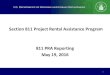 Section 811 Project Rental Assistance Program (PRA): Reporting · Section 811 Project Rental Assistance Program 811 PRA Reporting May 19, 2016 1 . Reminders ... Quarter 1 – Q1 Oct,