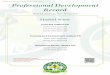 Certiﬁcate and transcript sample Professional … › sample_certificate_transcript.pdfProfessional Development Record Course name goes here Course name goes here Course name goes