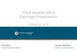 Third Quarter 2015 Earnings Presentation… · Janus Capital Group 3Q 2015 results • 3Q 2015 adjusted EPS of $0.22 compared to $0.23 in 2Q 2015 – 3Q 2015 adjusted EPS excludes