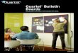 Quartet Bulletin Boards - az31609.vo.msecnd.net › literature › 352fcac6-902e-47ae-bd0… · and modern frame balances well with today's modern office interiors. Durable Composition