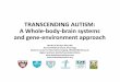 TRANSCENDING AUTISM: A Whole-body-brain systems and …...HARDWIRED brain issues are in most “idiopathic” cases likely DOWNSTREAM of chronic physiology problems Herbert, M. R