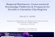 Regional Resilience, Cross-sectoral Knowledge Platforms ...sites.utoronto.ca › progris › presentations › pdfdoc › 2011... · Regional Resilience, Cross-sectoral Knowledge