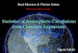Statistics of Atmospheric Circulations from Cumulant ... › Research › Environmental...Statistics of Atmospheric Circulations from Cumulant Expansions J. B. Marston and F. Sabou