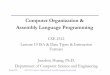 Computer Organization & Assembly Language Programmingranger.uta.edu/~huang/teaching/CSE2312/CSE2312_Lecture10.pdf · Spring 2015 CSE 2312 Computer Organization & Assembly Language