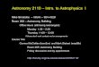 Astronomy 2110 – Intro. to Astrophysics I › skrutskie › ASTR2110 › ... · Astronomy 2110 – Intro. to Astrophysics I • Mike Skrutskie – mfs4n – 924-4328 • Room 262