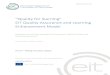 EIT Quality Assurance and Learning Enhancement ... 00689.EIT.2016.I.MM Quality for learning EIT Quality