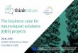 The business case for nature-based solutions (NBS) projects · The business case for nature-based solutions (NBS) projects. 2 AGENDA 1.Introduction to GIB 2.The (business) drivers