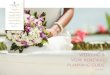 WEDDING & VOW RENEWAL PLANNING GUIDE...WEDDING DINNERS. Enjoy a cocktail reception with your friends and family, sipping Champagne and tasting delightful canapés on a private palm-lined