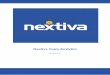 VERSION 3 - Nextiva...Nextiva Voice Analytics is a reporting and analysis tool that can access and manipulate call data visually through customizable reports, wallboards, dashboards,