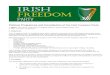 Political Programme and Constitution of the Irish Freedom ... · an economic hostel, and that the Irish diaspora has a special part to play in building up our. country; 9. We believe