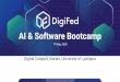 AI & Software Bootcamp · • Applications: • Support early ... data-driven insight & discovery novelty search significantly outperforms objective-based search, suggesting the strange