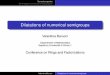 Dilatations of numerical semigroups - uni-graz.at · PDF file 2018-03-02 · Valentina Barucci Dilatations of numerical semigroups. General properties Generalizations of the symmetric